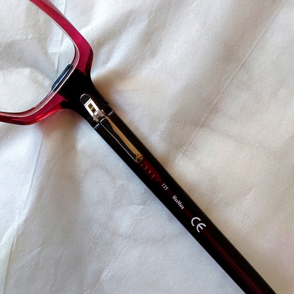 MaxMara pink purple eyeglasses - Picture 3 of 9